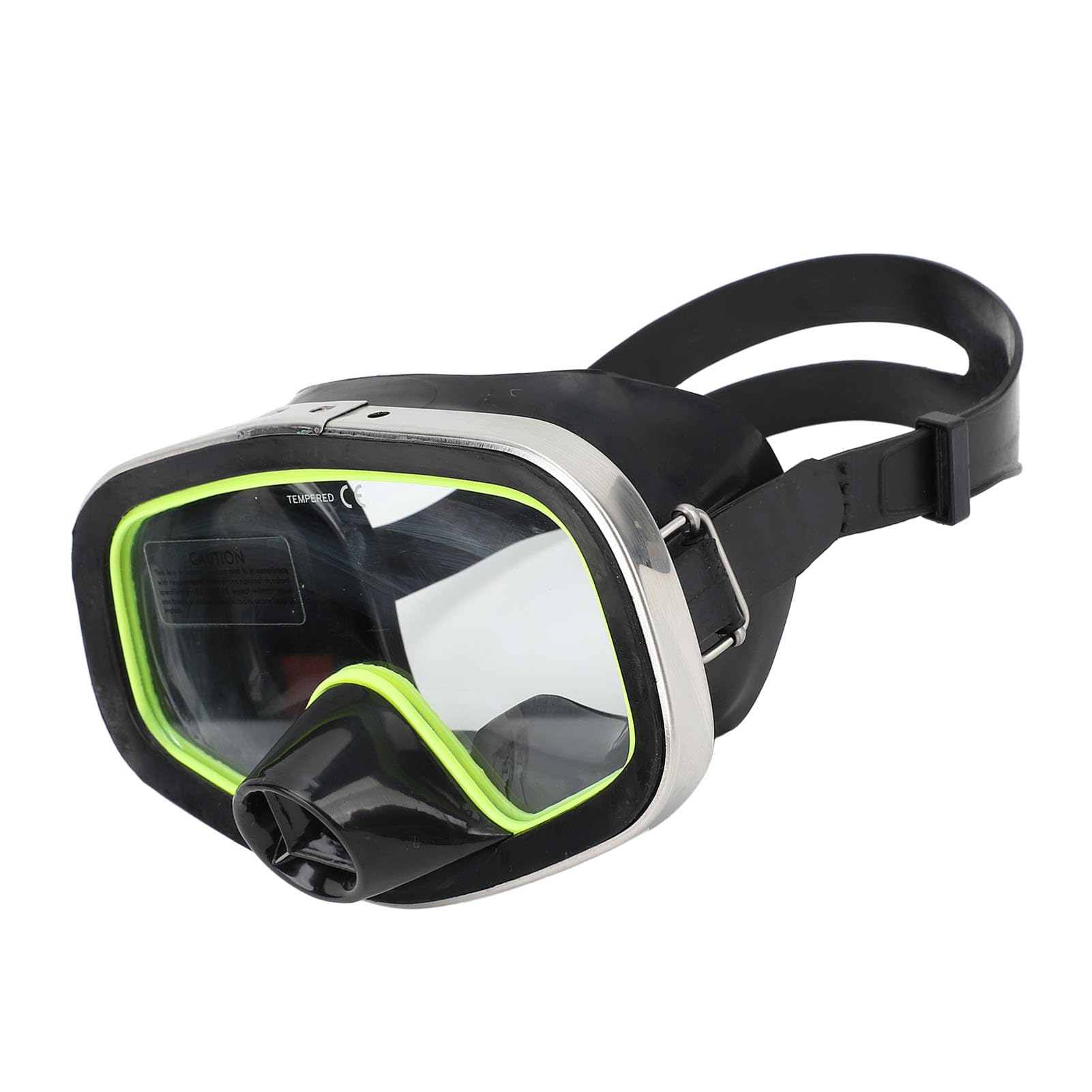 KIMISS Hochwertige Wasserdichte Taucherbrille mit Gehärteter Glaslinse Zum Schnorcheln und Schwimmen, Verstellbare Silikon-Unterwasser-Schwimmbrille für Erwachsene