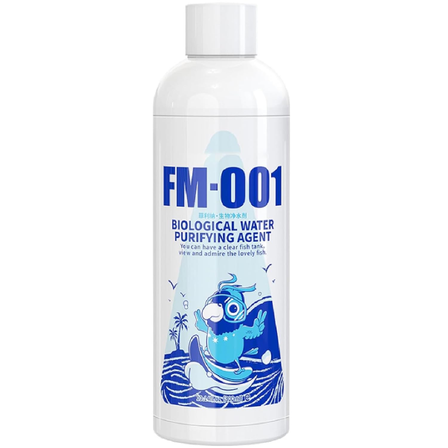 Eliminador de Algas purificador de Agua para peceras, 300ml FM-001 Eliminador de Algas purificador de Agua para peceras, acondicionador de Agua para peceras