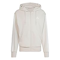 Adidas Homme Essential Three Stripes French Terry Fullzip Hoodie