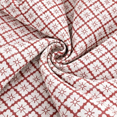 Image of HOMETHREADS Stretchable Elastic Jacquard Chair Seat Cover and Waterproof Dining Table Cover | Removable,Washable & Durable Chair Protector |for Dining Room (Maroon, 4Chairs+1Table Cover (150X180))