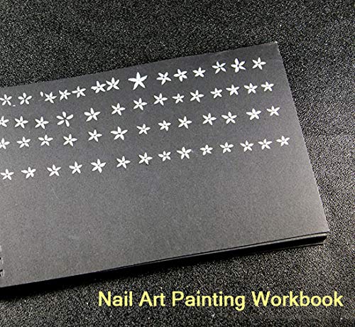 10 Inch Nail Art Novice practice training book Drawing Board Manicure Painting Workbook