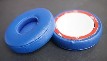 1ペア交換用イヤーパッドearpads有線ビートと互換性がありますBeats epのための革のクッションの修理部品（ブルー）