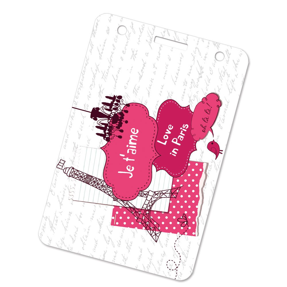 Amazon｜PASS CASE ☆ パスケース pass case 定期入れ SUICA スイカ PASMO パスモ ICOCA イコカ  FeliCa フェリカ 電子マネー プラスチックケース イラスト ラブinパリ オリジナルデザイン プリント 日本製｜ノーブランド品 - 生活雑貨 通販