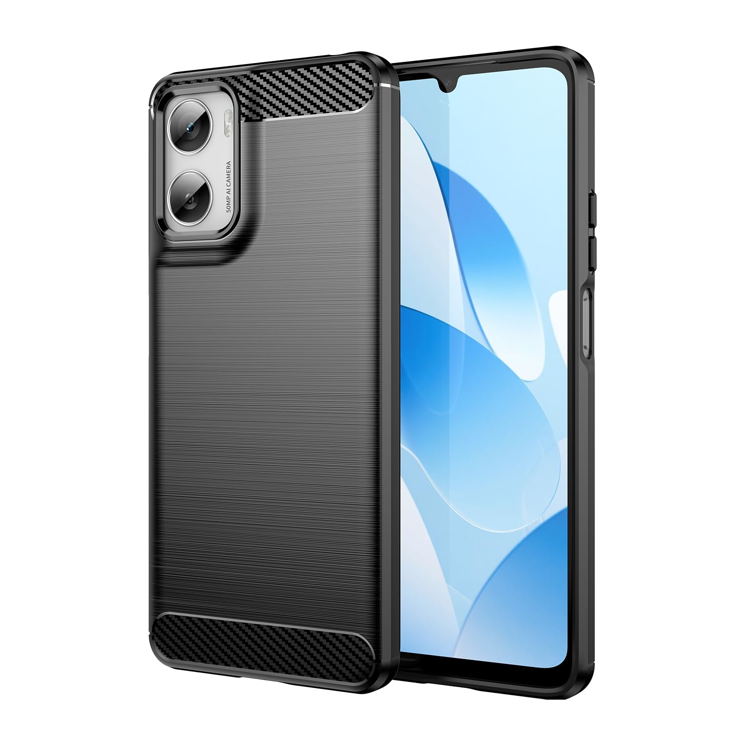Coque Moto G06 texture carbone style premium et finition noire - 8