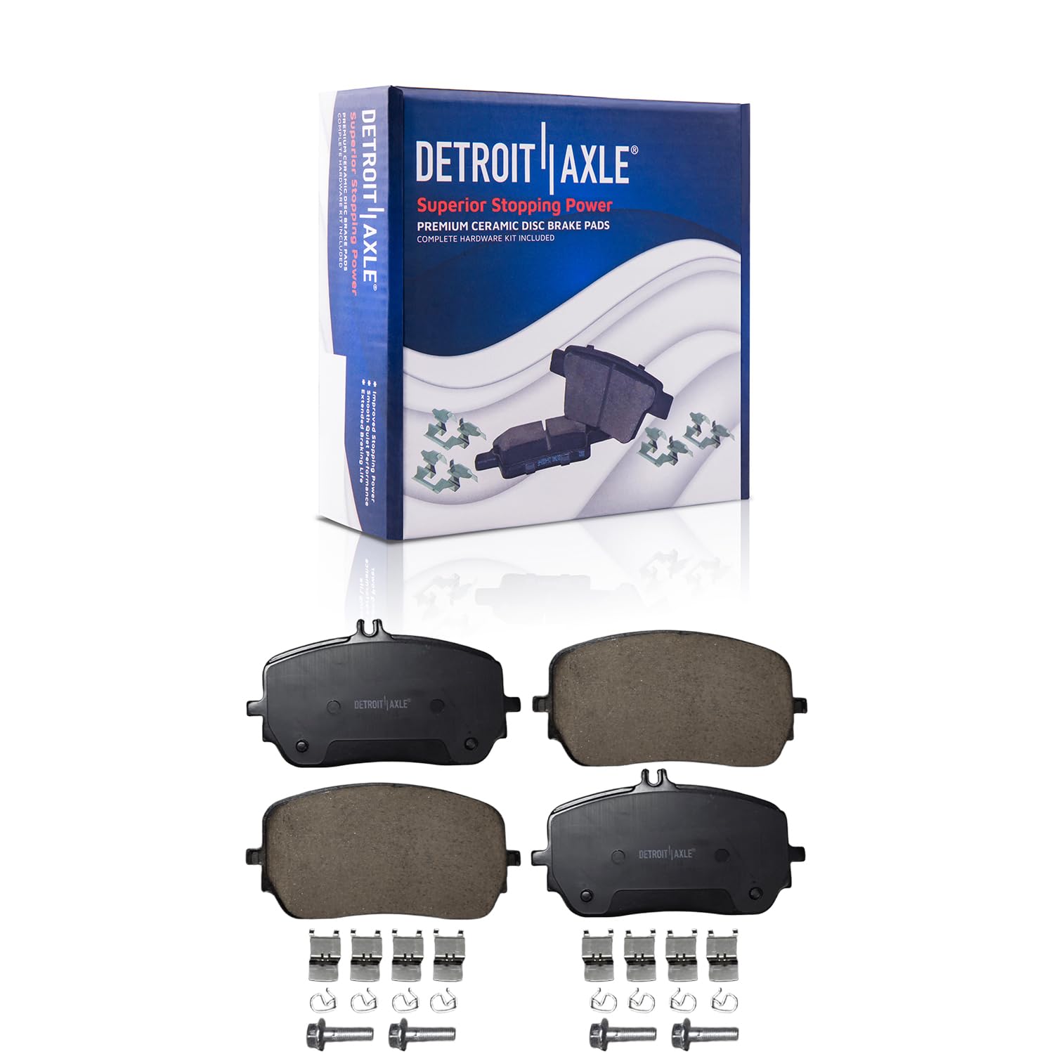 Detroit Axle - Front Brake Pads for Mercedes-Benz GLE450 GLE580 GLS450