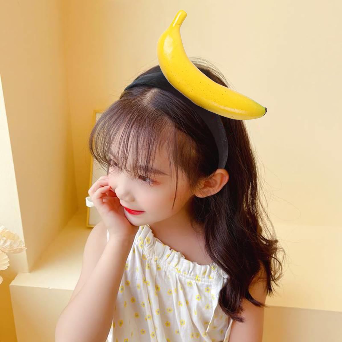 Amazon.co.jp: バナナカチューシャ キッズ 可愛い カチューシャ 面白い