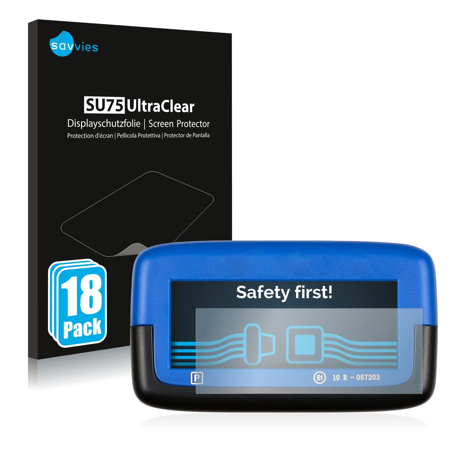 Savvies Screen Protector compatible with Needit Park Micro Protection Film Clear 18-Pack