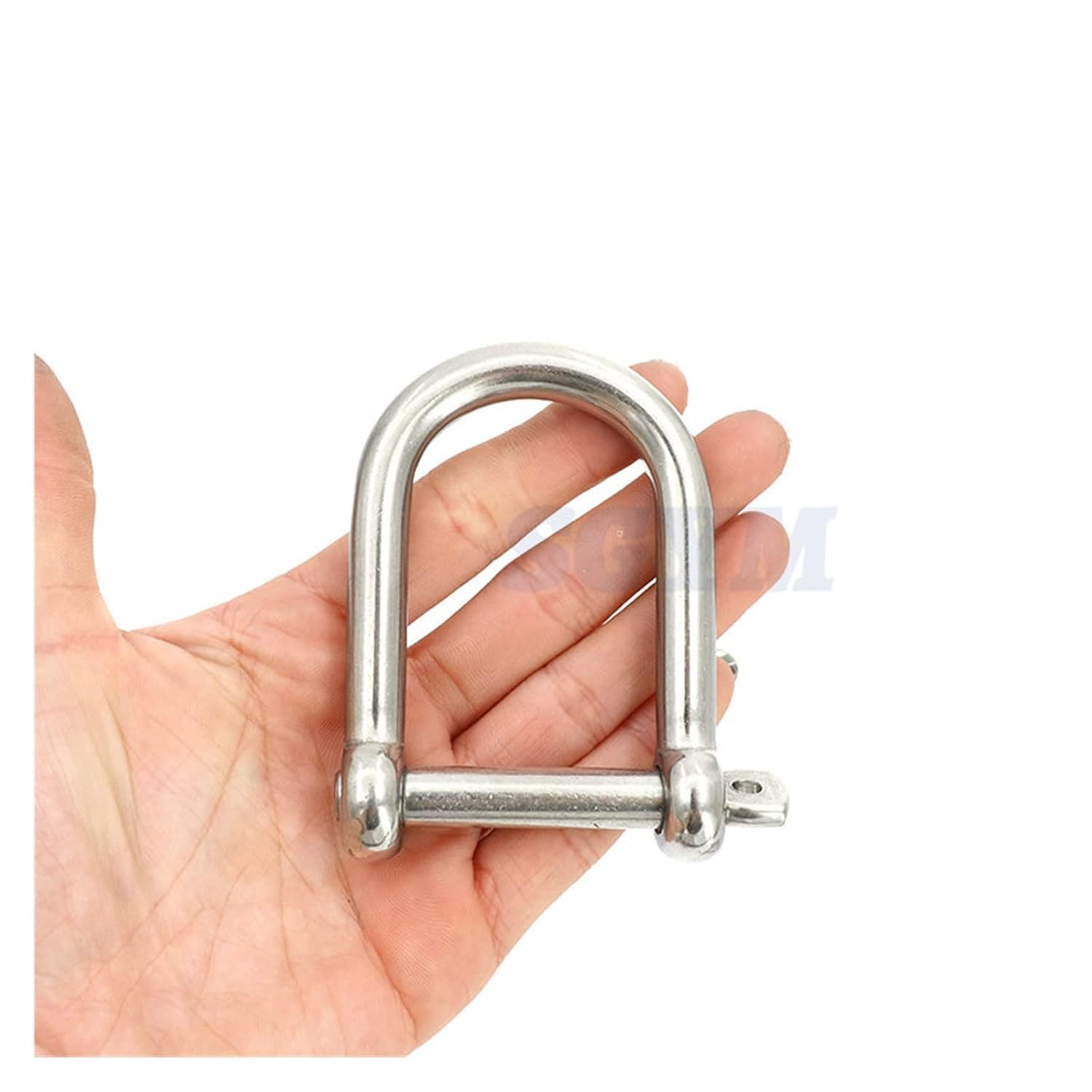 Marine Schäkel - 316 Edelstahl D-Ring für Ankerkettenverbindung, extra breiter langer Schäkel für Marine Rigging und Drahtseil