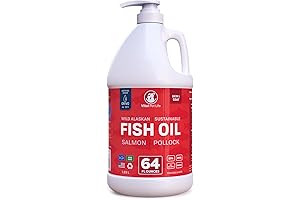 Pure Alaskan Salmon Oil for Dogs and Cats - Itching, Scratching, Shedding...
