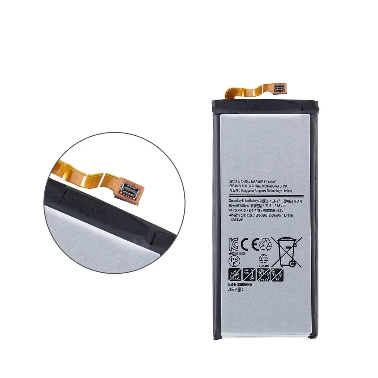 Batteria sostitutiva EB-BG890ABA da 3500 mAh for S6 Active G890A G870A