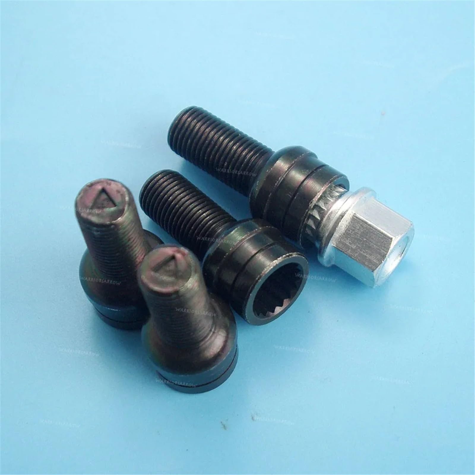 Radschrauben Kompatibel mit A4 A6 A8 für TT 5 Stück Radschrauben Sicherungsmuttern Schlüsseladapter 17 Zähne OE 8D0601139F 006