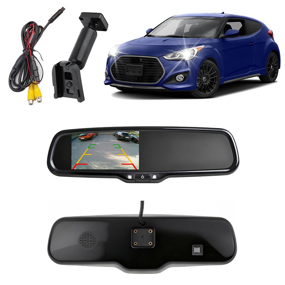 4.3 Inch Car Rearview Mirror Monitor for Hyundai Sonata 2020 2022 2024