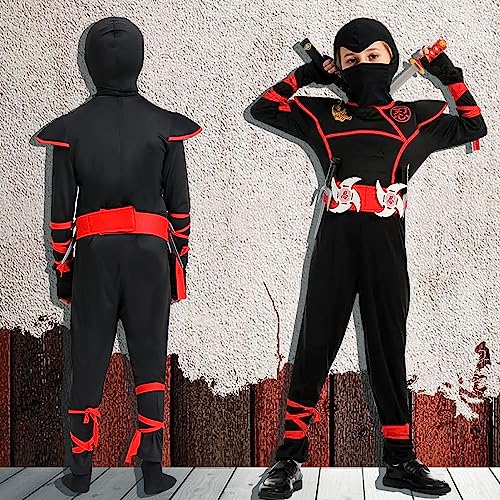 Disfraz completo de Ninja para niños talla X-Large miniatura 2