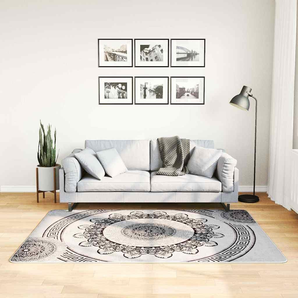 vidaXL Alfombra Lavable Antideslizante Multicolor 120x180 cm
