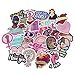 YOUKU Pegatinas Feministas, Estuche de Viaje Creativo, monopatín, Nevera, portátil, Pegatinas de Dibujos Animados, 35 Piezas