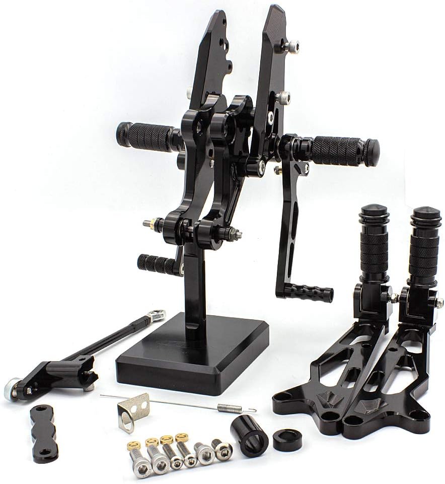 FXCNC CNC Billet Motorcycle Adjustable Rearsets Foot Pegs