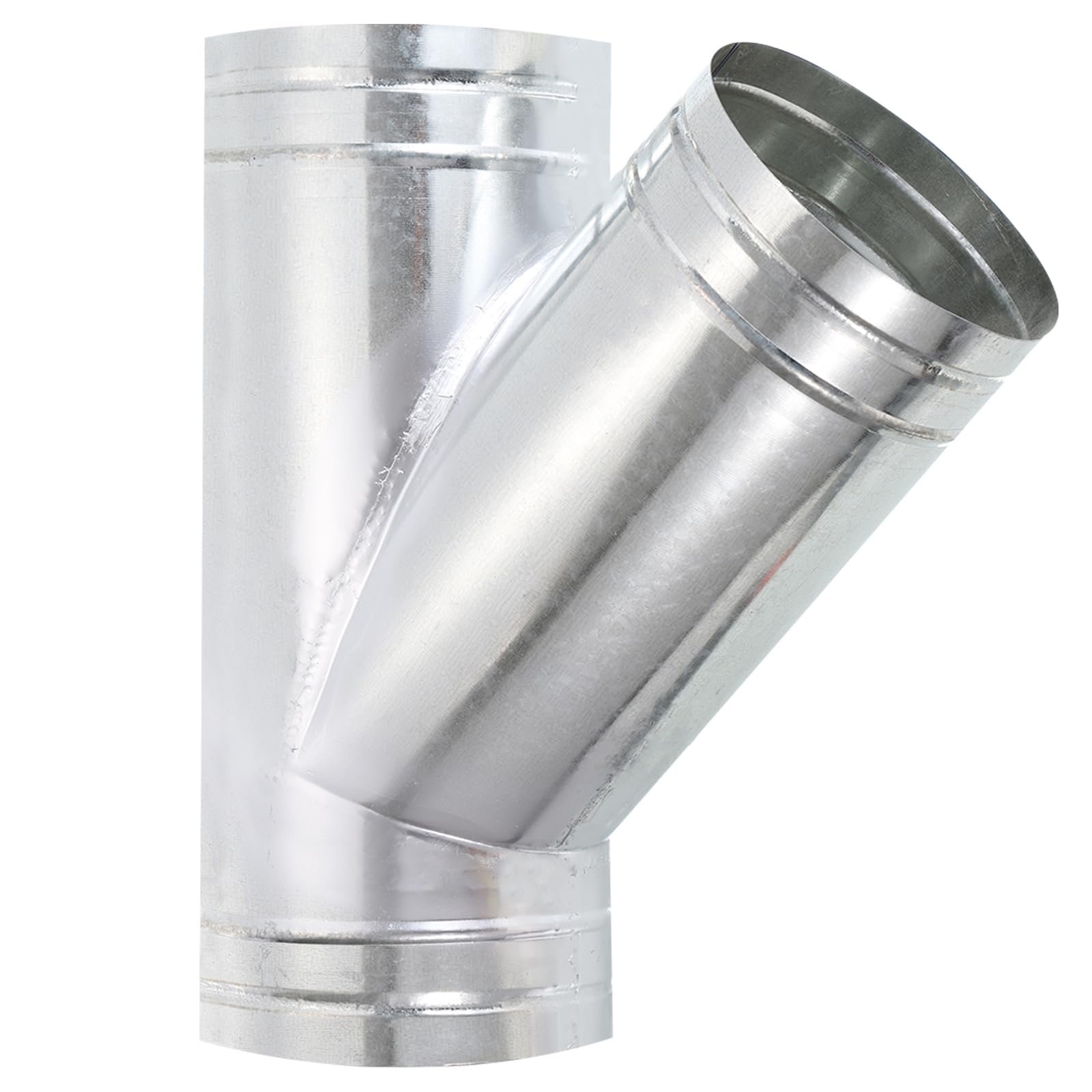 PATIKIL Divisor de Conducto de 3 Vías de 6" Conector En Forma de Y para Tubo de Ventilación de Aire, Adaptador de Tubo de Escape Conjunta para Sistema de Ventilación de Secadora