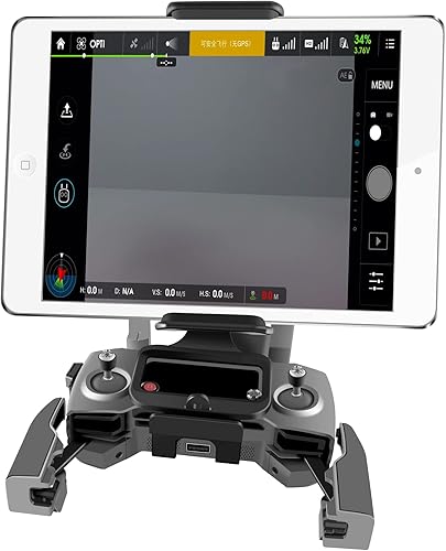 Miniatura 6 de Tineer Soporte frontal extendido con control remoto para DJI Mavic 2 ProZoom, Mini, Air, Spark Drone, soporte frontal de 4.6-11 pulgadas para clip