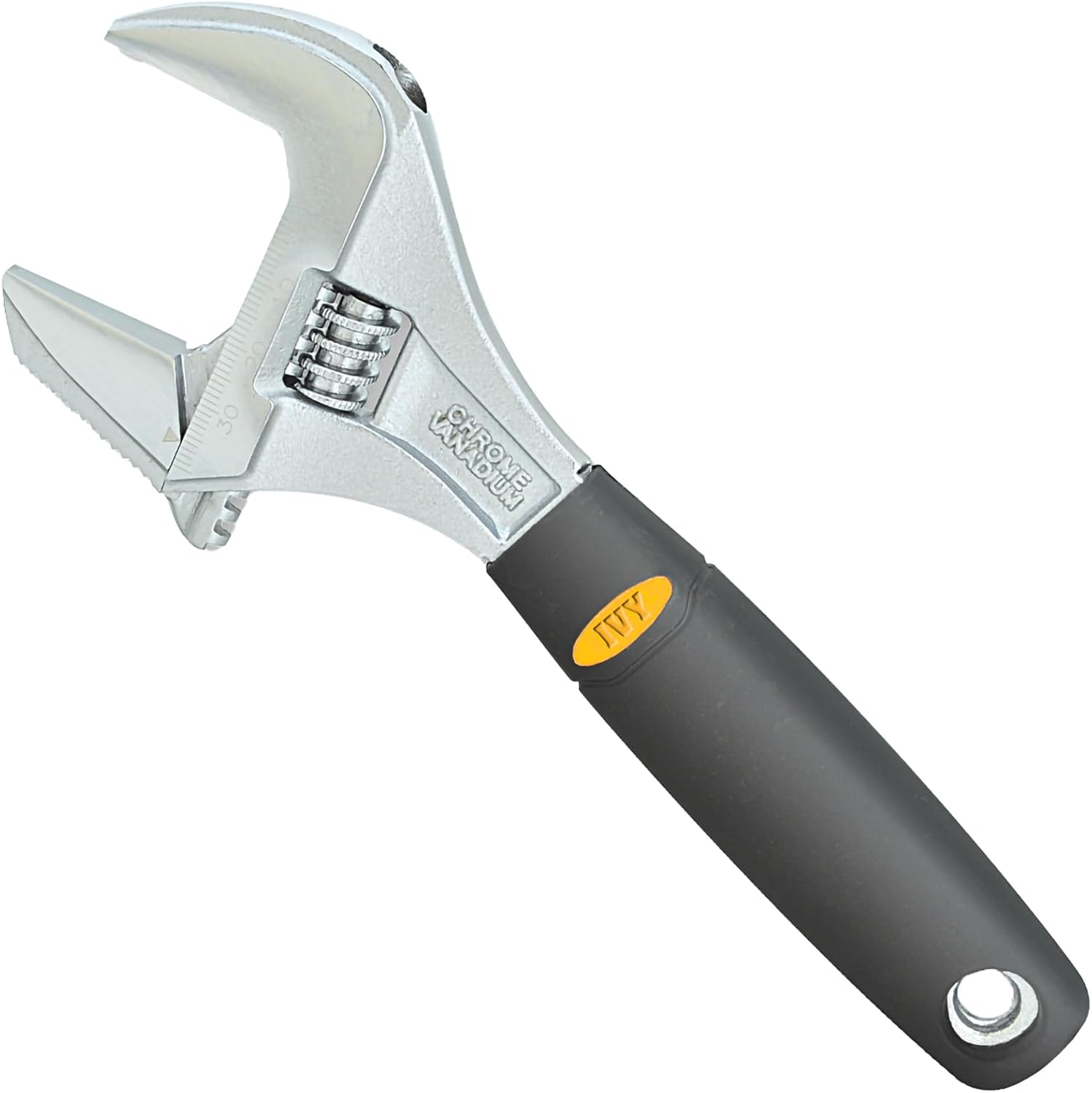 IVY Classic 18220 8" Extra Wide Adjustable Wrench - Reversible, CRV, 1/Card