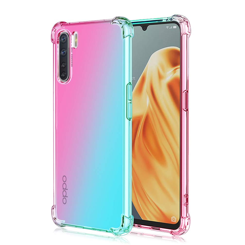 HAOYE Cover per Realme C67 4G, Custodia in TPU a gradiente Colori, [ Rinforzare la con Angoli] Custodia Trasparente Silicone Morbida Ultra Sottile Case (Oro Nero
