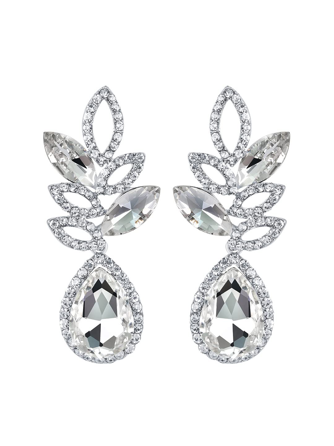 See full amazon price history chart for Yellow Chimes Crystal Earrings for Women Silver-Plated White Crystal Leafy Drop Earrings For Women and Girls Yellow Chimes Crystal Earrings for Women Silver-Plated White Crystal Leafy Drop Earrings For Women and Girls (B09P58WLS7) Amazon Price History, Amazon Price Tracker