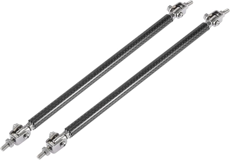 Barra Tirante Regulável para Splitter do Para-choque Dianteiro X AUTOHAUX Preta – Par