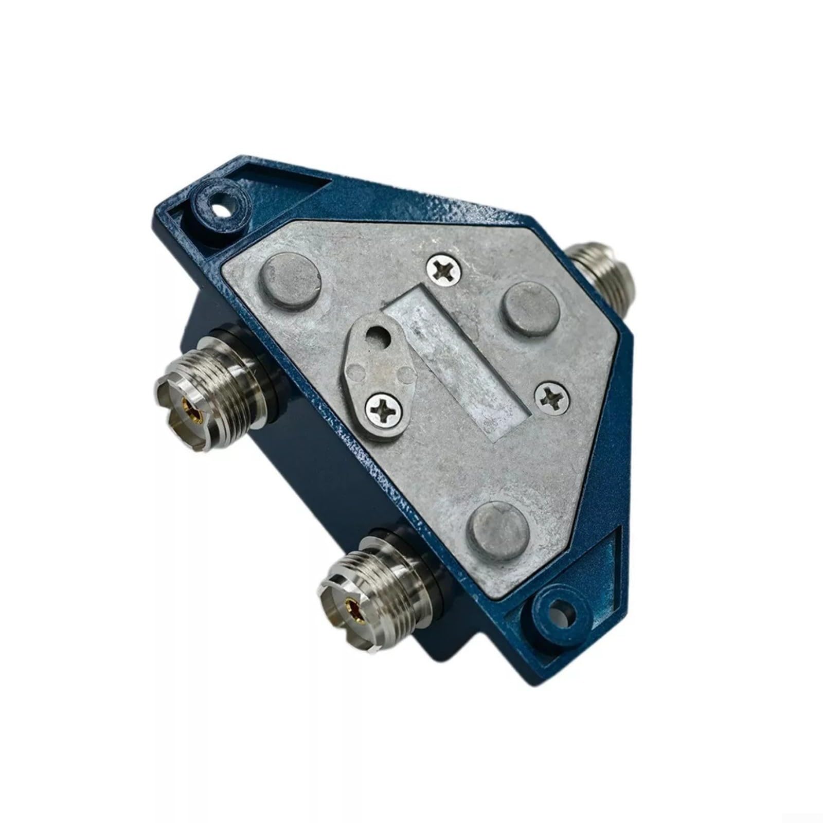 CA201 Interruttore Coassiale Manuale 2 Porte 1.8-600MHz UHF Femmina SO239 50 Ohm Bassa Perdita Stazione Radio Base di Monitoraggio Blu
