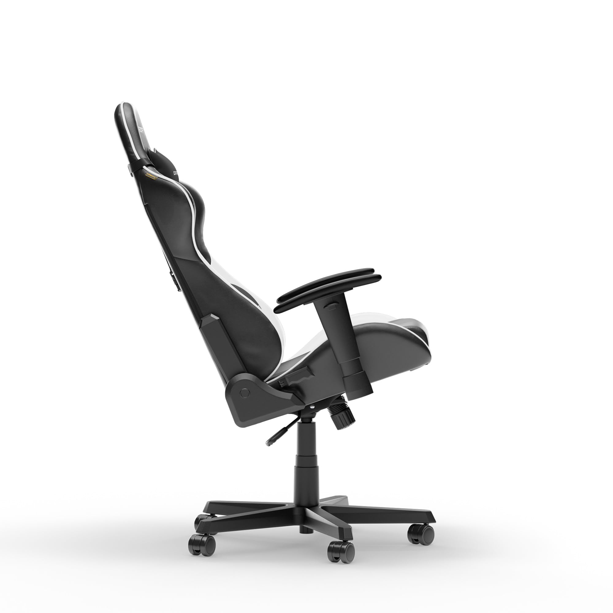 DXRacer FORMULA L Czarny & Biały PVC Skóra Oryginalny Fotel Gamingowy