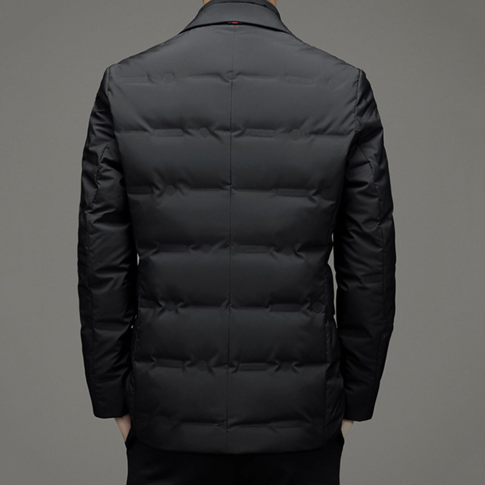 Kobilee Giubbotto Uomo Caldo Leggero Manica Lunga Giacca Parka 4 Stagioni con Cappuccio Giubbotti Invernali Slim Fit Piumino Casual Taglie Forti Imbottito Giubbino Cappotto