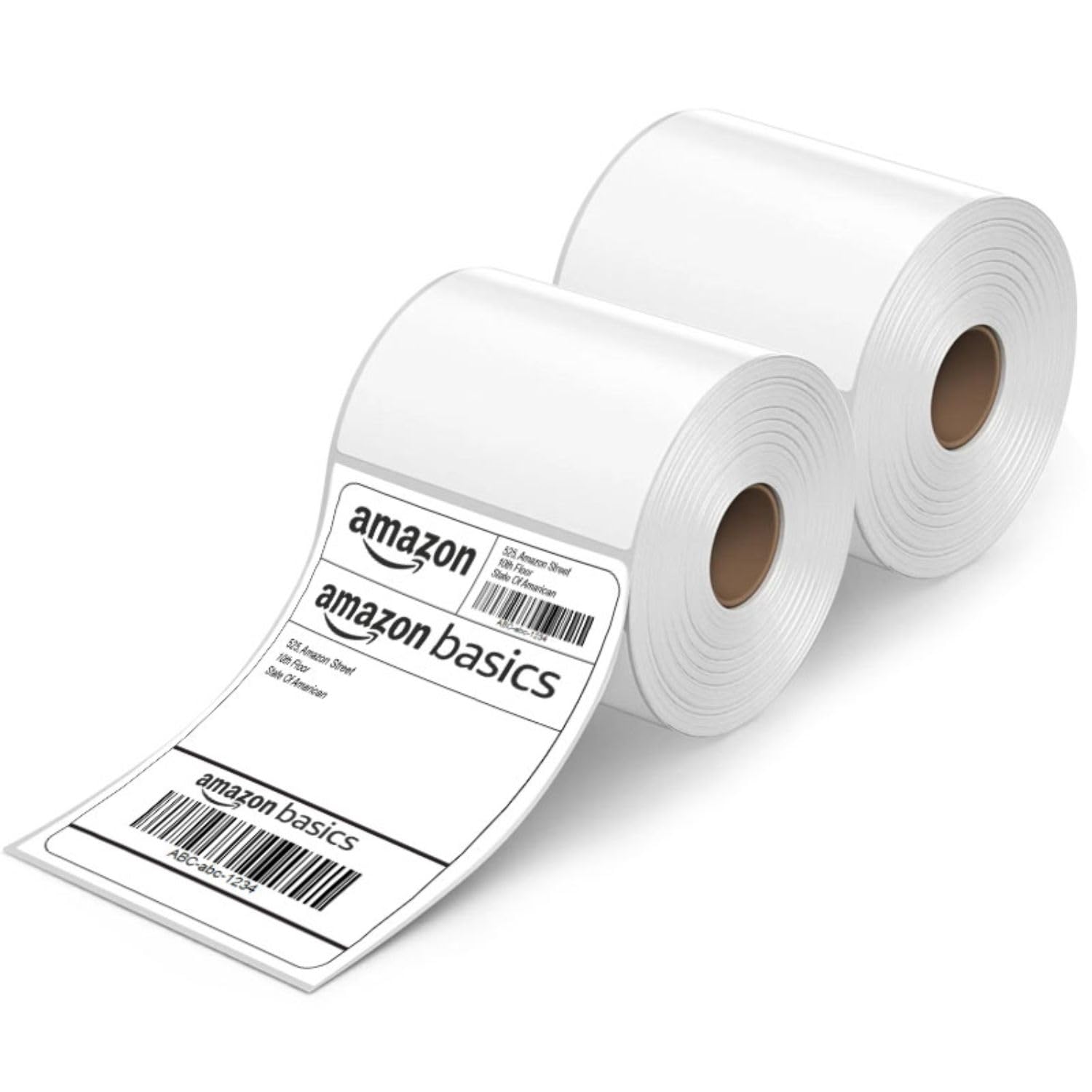 Amazon Basics 70gsm Thermal Label Printer Paper - 4" x 6" (100 x 150 mm)| Ideal for Shipping, Parcel, Barcode, and Address Labels - 400 Labels per Roll (Pack of 2)-image-41