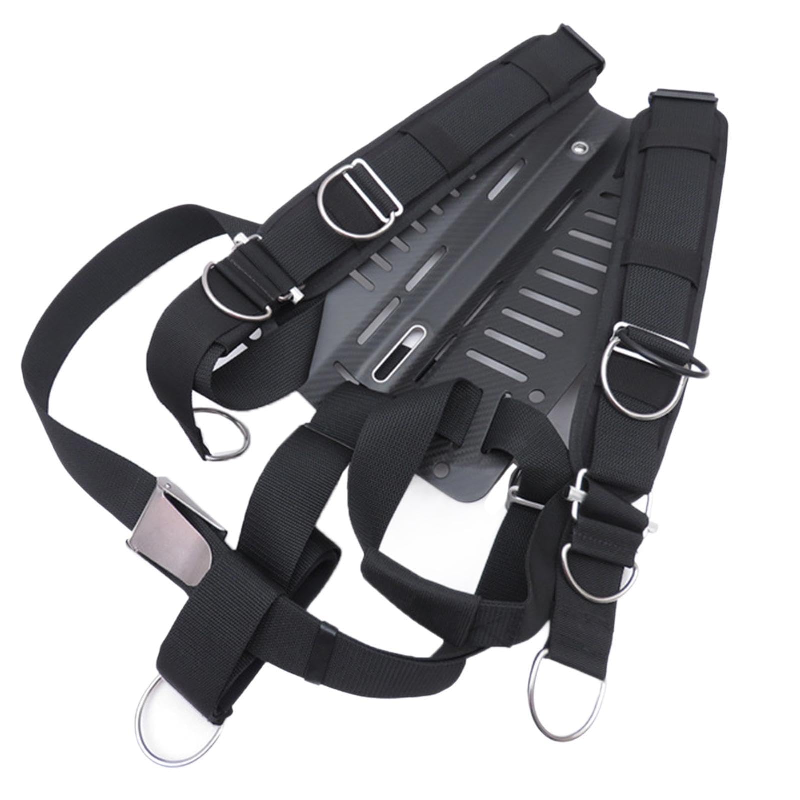 RNXRZANK Diving Backplate and Harness Hardware Comfortable Portable BCD Holder Scuba