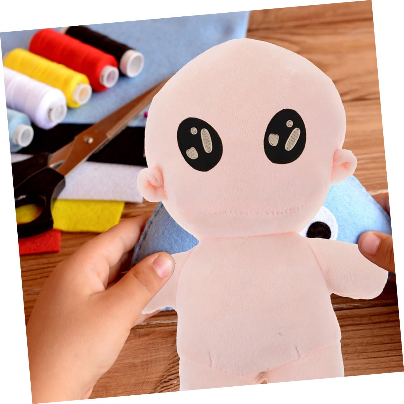 Didiseaon 2 pezzi Peluche Piccola Portatile Corpo Liscio per Fai da Te Giocattolo Adorabile e Vuoto per Progetti Creativi Forniture per Creazione DIY