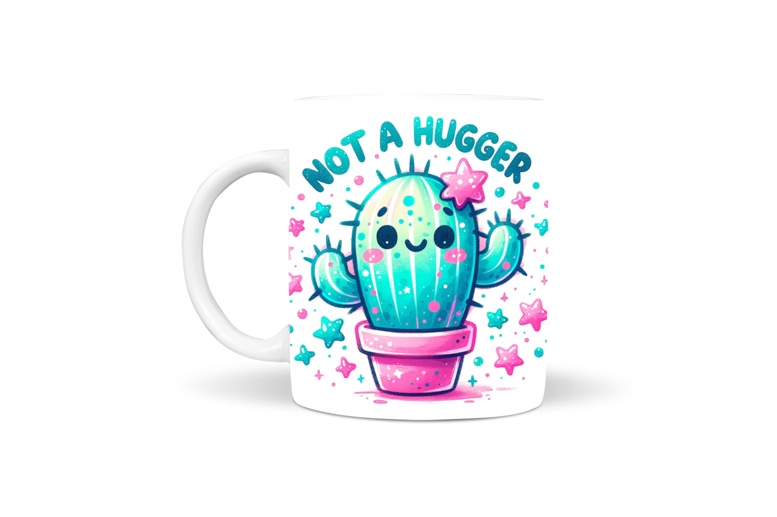 Cactus Not A Hugger Coffee/Tea Ceramic Mug 11Oz Perfect Birthday Gift For Kid