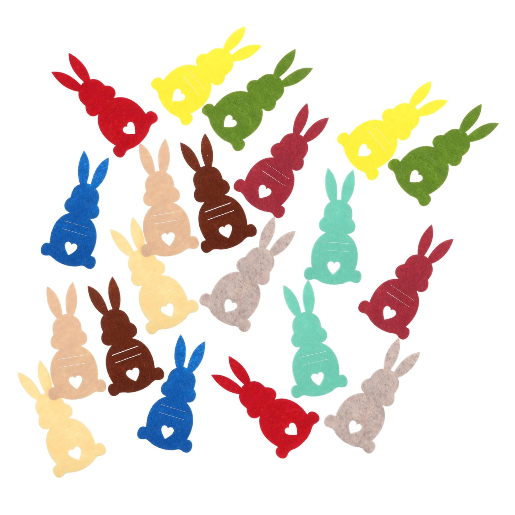 GALPADA Easter Bunny Money Clip Rabbit Cash Holder Ornaments Boys and Girls Party Supplies 20 Pieces Set