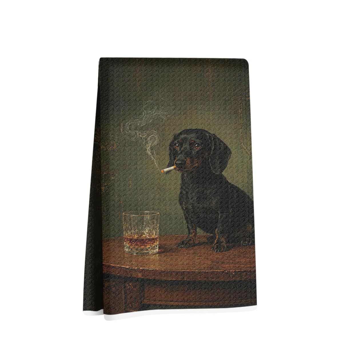 Hanamiya Na Dachshund Kitchen Towels, Dachshund Gifts Reusable Dish Towels
