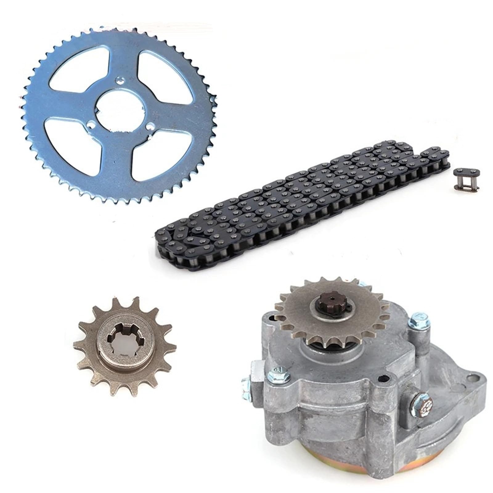 Kupplungsbeläge Kupplungslamellen Fit Für Ty Rod II Mini Moto 1 Set T8F Kupplung Trommel Getriebe Kettenrad Mit Kette Für 33cc-49cc | 54T-14T-35MM