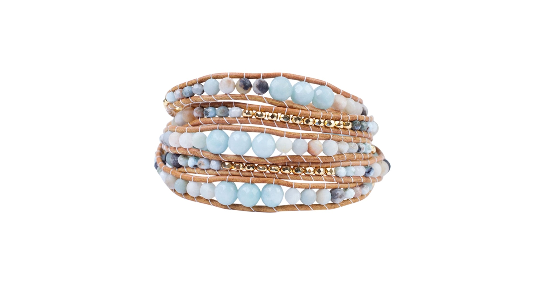 Amazon.com: Chan Luu Matte Multi Amazonite Mix of Semi