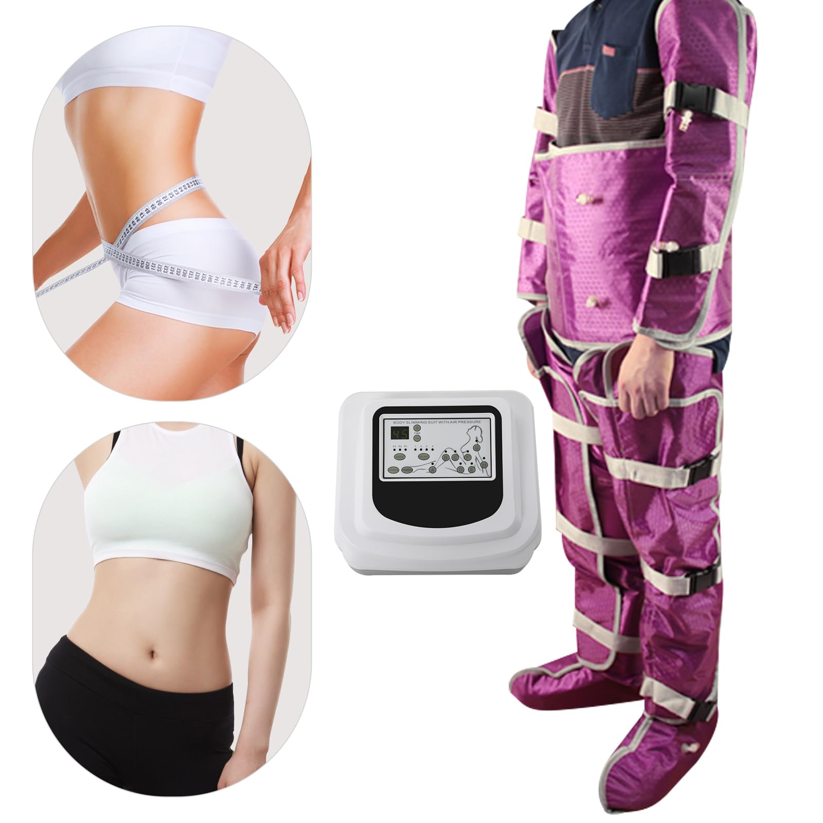 Urządzenie do drenażu limfatycznego 220 V, stymulator krążenia krwi, maszyna pressotheRapie, kostium wyszczuplający, kostium wyszczuplający ciało z ciśnieniem powietrza, kostium wyszczuplający ciało