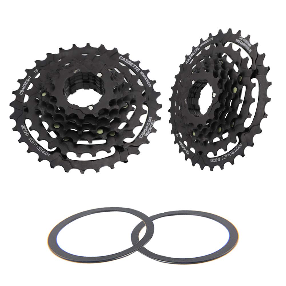 ZqiroLt Bicicletta Ruota Libera, MTB Cassette Volano con