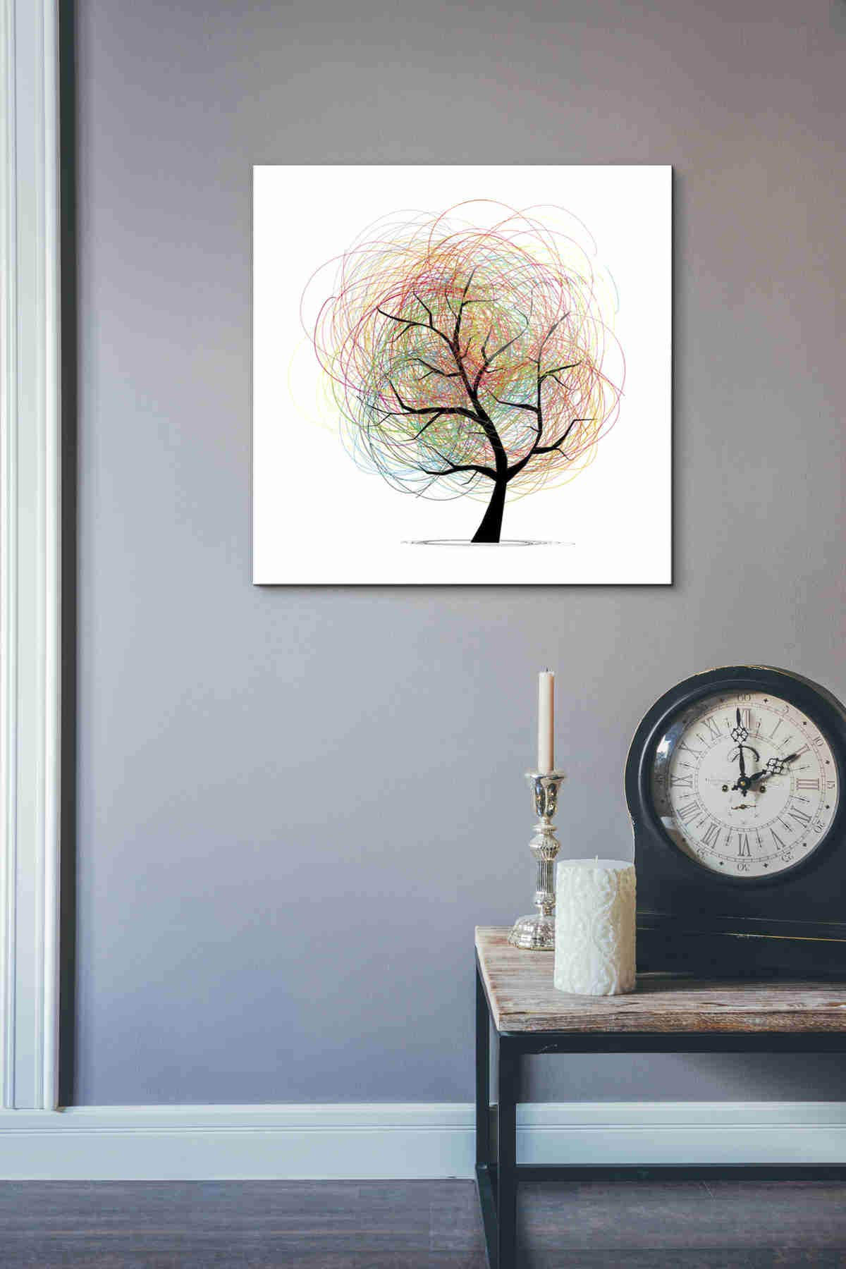 グラフィティ　アート　インテリア　絵　絵画　graffiti art Amazon.co.jp: Epicグラフィティ子供のツリー強化ガラス壁アート、18