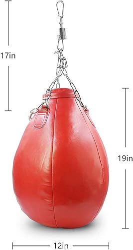 Miniatura 5 de Aoneky Bolsa pesada de bola de demolición llena, 22 libras - Saco de boxeo de corte superior