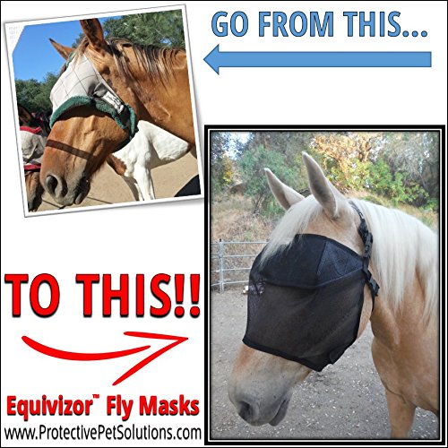 Buy EquiVizor 95 UV Eye Protection (COB) Standard Horse Fly Mask