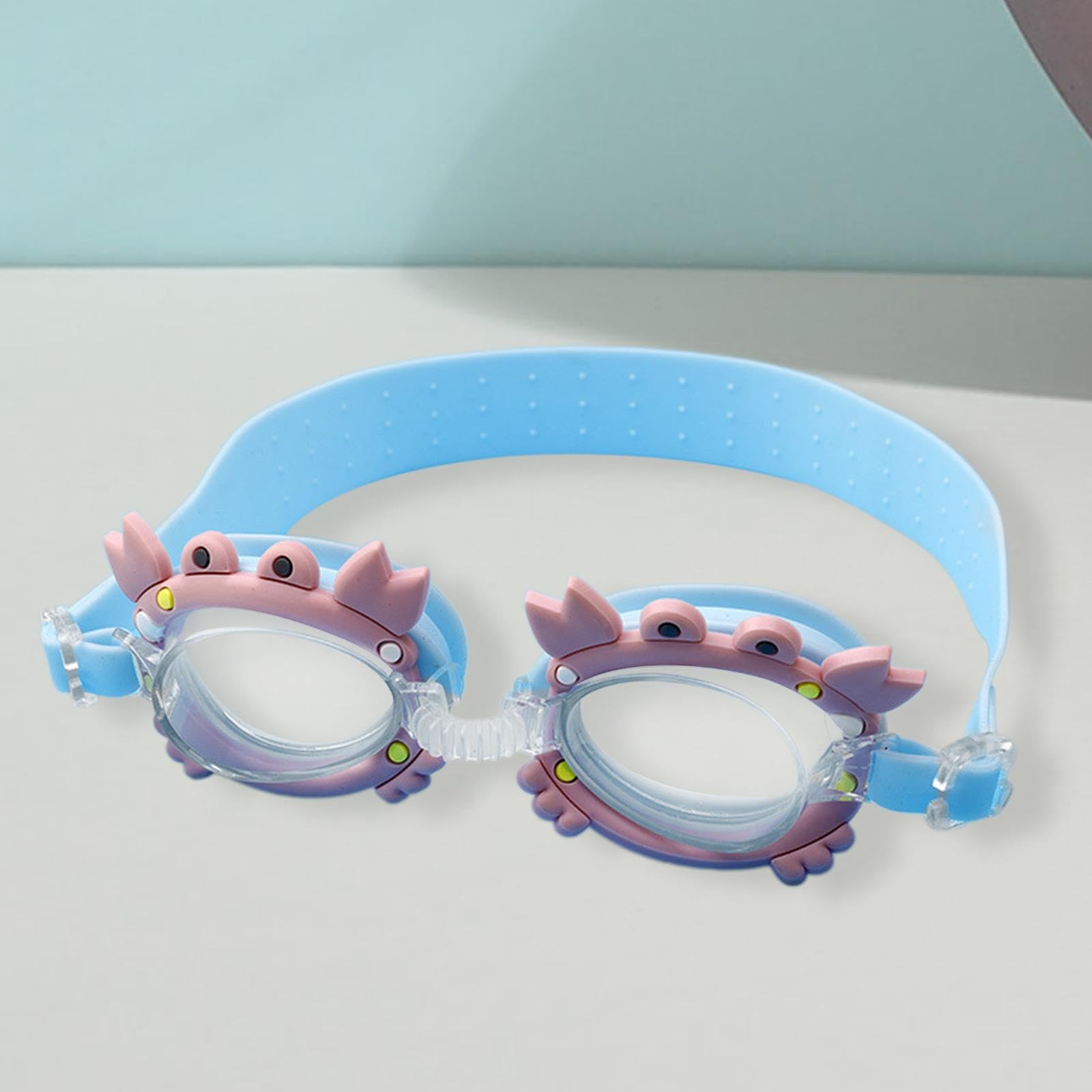 5X Lunettes de Natation en Carton Lunettes de Natation pour Enfants Lunettes de Plage D'été Lunettes de Natation Anti-buée en Silicone Souple Lunettes