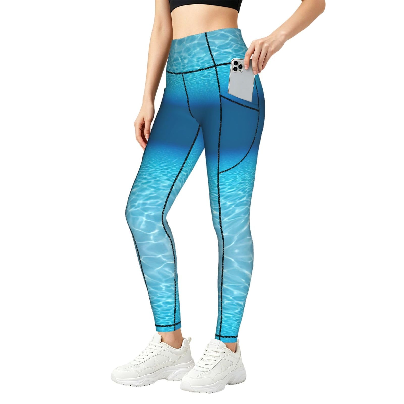 Leggings ZXERTG elásticos de mujer para entrenar sin perder el estilo 8