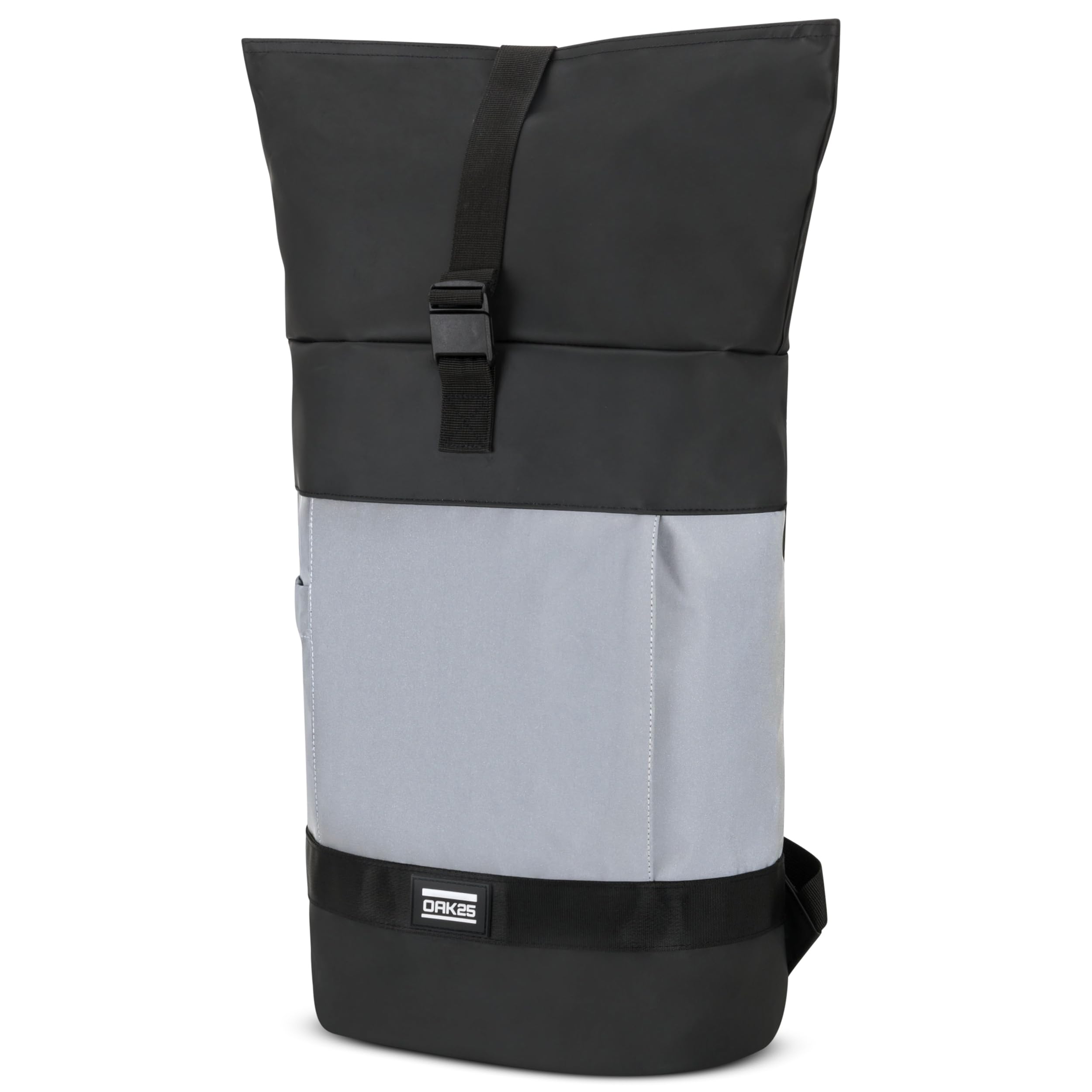 OAK25 Rolltop plecak damski i męski – Commute M – odblaskowy plecak rowerowy – wysoka widoczność i bezpieczeństwo – plecak rowerowy z kieszenią na laptopa – odporny na działanie wody