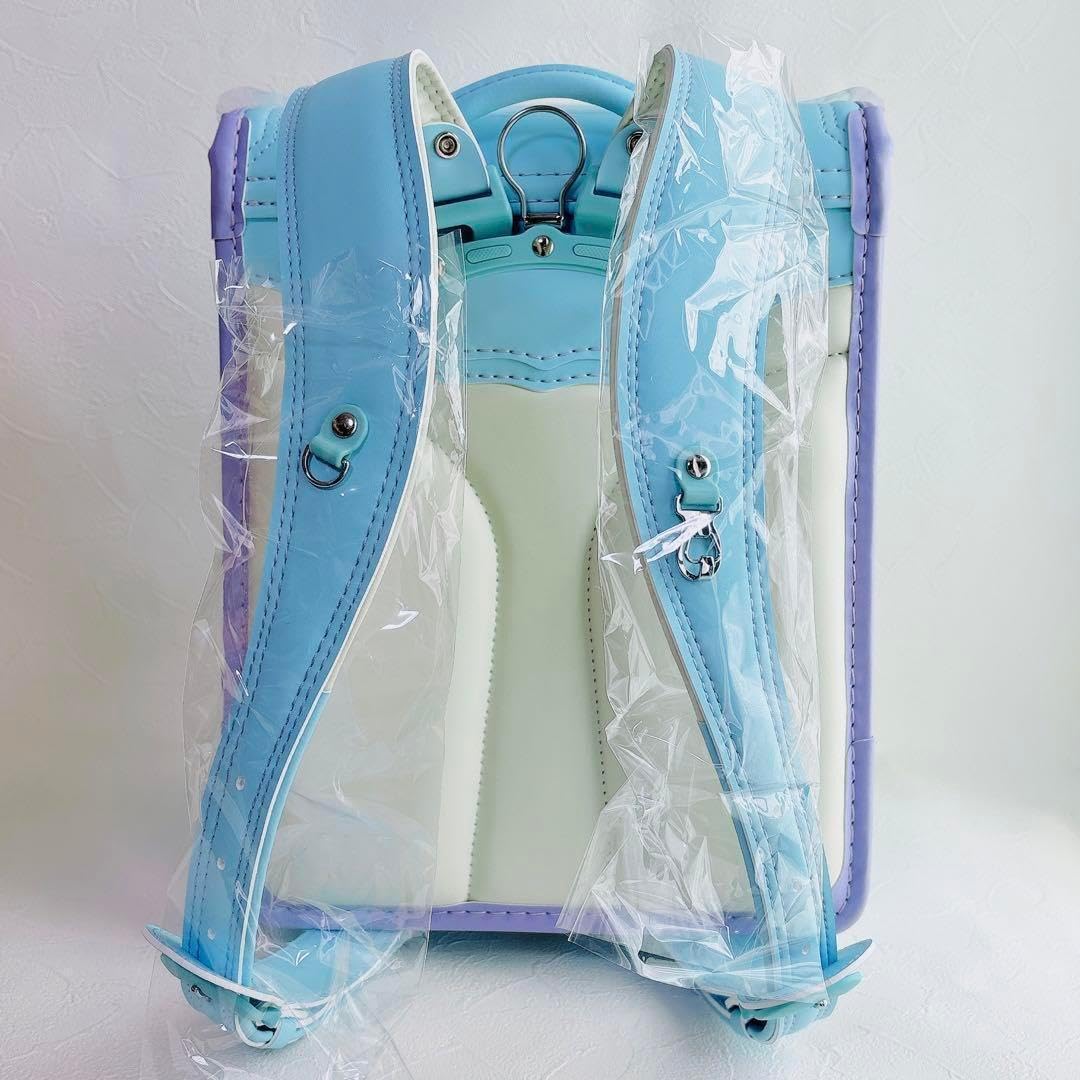 ランドセル　水色　シンプル　オートロック　女の子　A4対応　プレゼント　お祝い ランドセル 水色 シンプル オートロック 女の子 A4対応