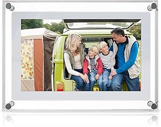 Digital Photo Frame 2G Memory 7inch Acrylic Digital Photo Frame IPS Screen Battery in NFT Display Electronic Video Picture Clearer