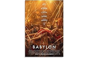 Babylon Movie Poster-Decorative Wall Art, Film Movie Canvas Wall Decor, P-8 Room...