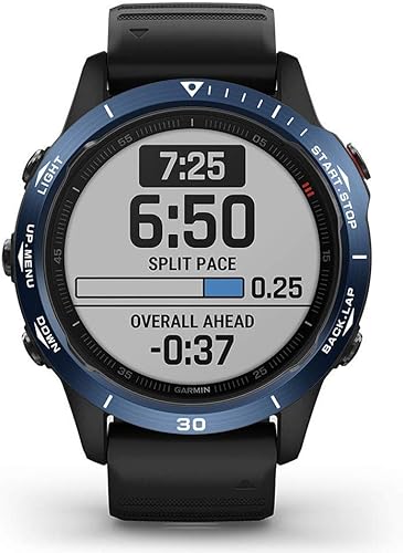 Miniatura 1 de Anillo bisel de acero inoxidable compatible con Garmin Fenix 66 Pro, funda adhesiva de anillo bisel antiarañazos y protector contra colisiones para