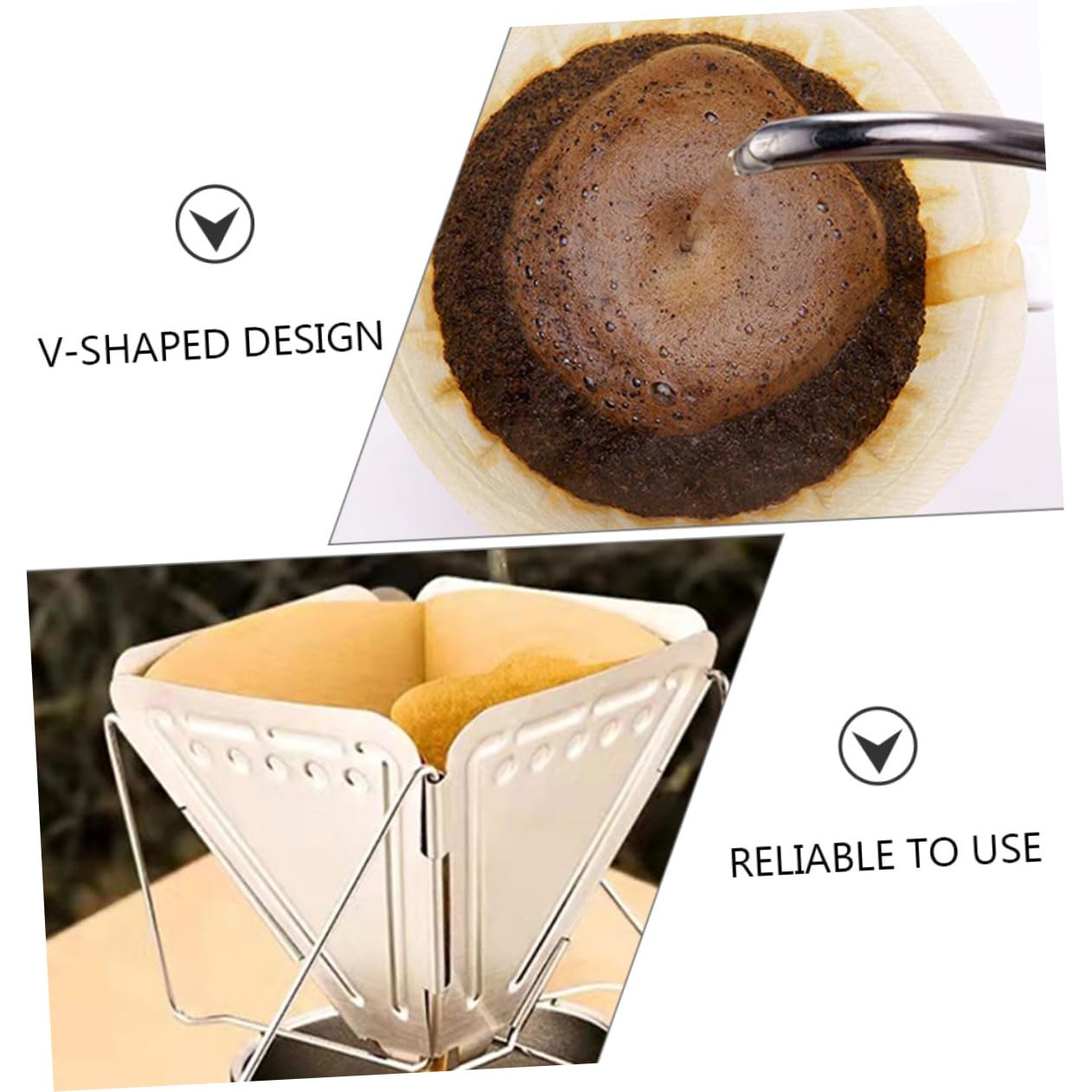 PRETYZOOM 5 Sätze Handgebrühtes Kaffeefilterpapier Disposable Coffee Filters Coffee Filter Paper Weiße Kaffeefilter Filter Für Kaffeekannen Bahnhof Aus Kaffeefilterpapier 200 Stück * 5